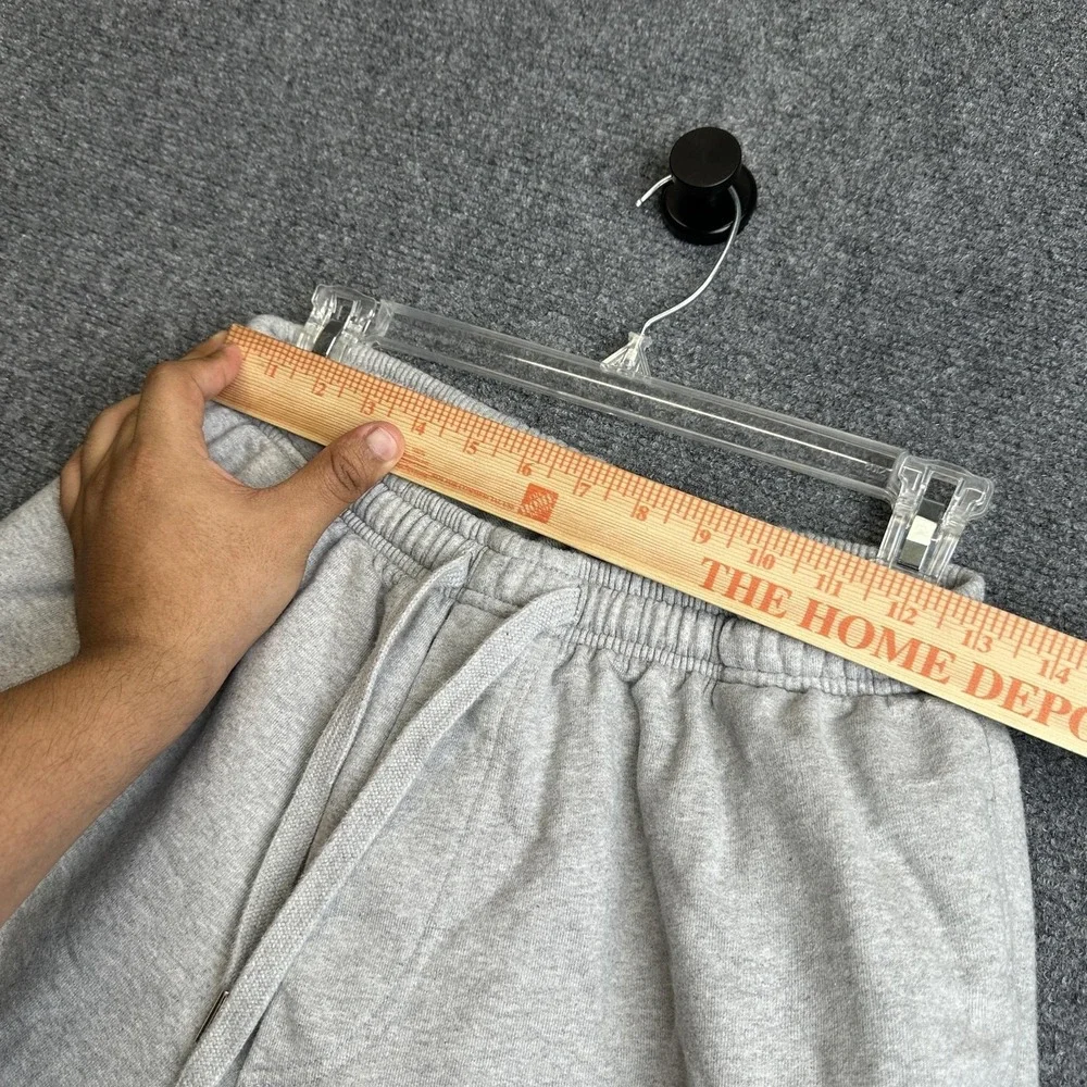 Arte Sweatpants Mens M Gray French Terry Relaxed Fit Elastic Waist Logo Pants